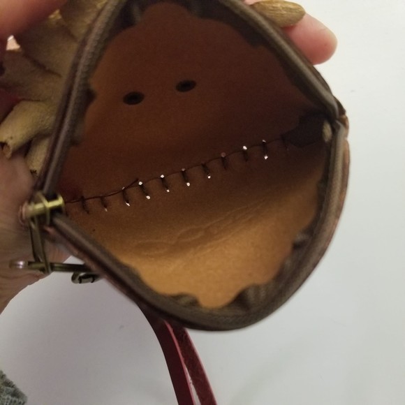 Handmade Sunflower Leather Coin Purse - Picture 5 of 6